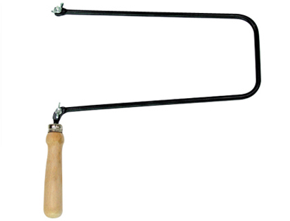 ARCO DE SEGUETA PEQUEO 130X150 MM DE CALADO MANGO DE MADERA