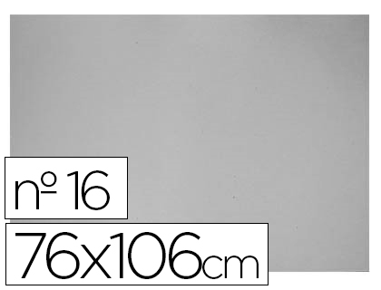 CARTON GRIS N 16 75X105 CM HOJA