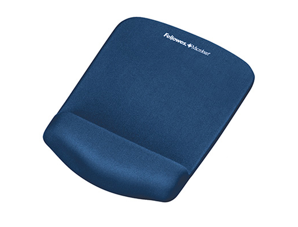ALFOMBRILLAS FELLOWES PARA RATON FOAM FUSION PLUSH TOUCH AZUL 25X184X238 MM