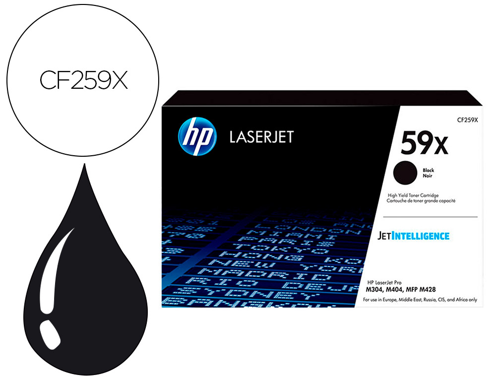 TONER HP CF259X M404/408 NEGRO 10000 PAGINAS