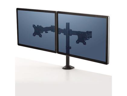 BRAZO PARA MONITOR FELLOWES SERIE REFLEX AJUSTABLE ALTURA 2 PANTALLAS NORMATIVA VESA