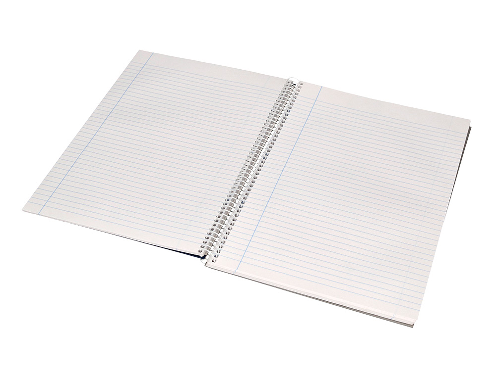 CUADERNO ESPIRAL LIDERPAPEL A4 CRAFTY TAPA FORRADA 80H 90GR RAYADO HORIZONTAL CON MARGEN COLORES SURTIDOS