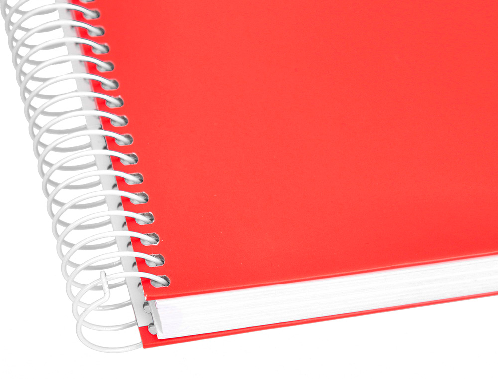 CUADERNO ESPIRAL LIDERPAPEL A4 CRAFTY TAPA FORRADA 80H 90 90GR PAUTA ESTRECHA 2,5MM CON MARGEN COLORES SURTIDOS