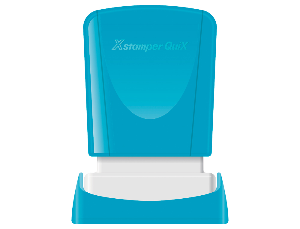 SELLO X'STAMPER QUIX PERSONALIZABLE COLOR NEGRO MEDIDAS 11X25 MM Q-04