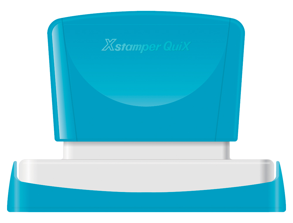 SELLO X'STAMPER QUIX PERSONALIZABLE COLOR ROJO MEDIDAS 22X69 MM Q-18