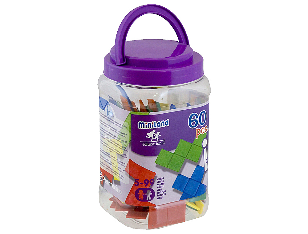 JUEGO DIDACTICO MINILAND PENTOMINOS DE COLORES