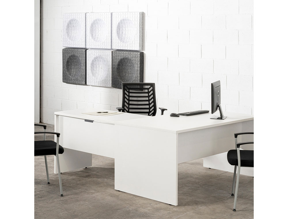 MESA DE OFICINA ROCADA WORK 2000AB02 GRIS/GRIS 120X60 CM