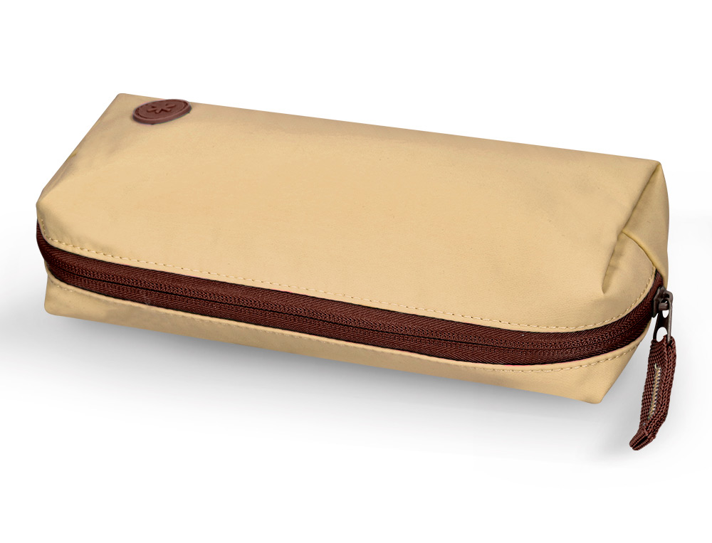 ESTUCHE PORTATODO ANTARTIK BASIC PACK 1 COMPARTIMENTO BEIGE COMPAERO MOCHILA 80X55X210 MM