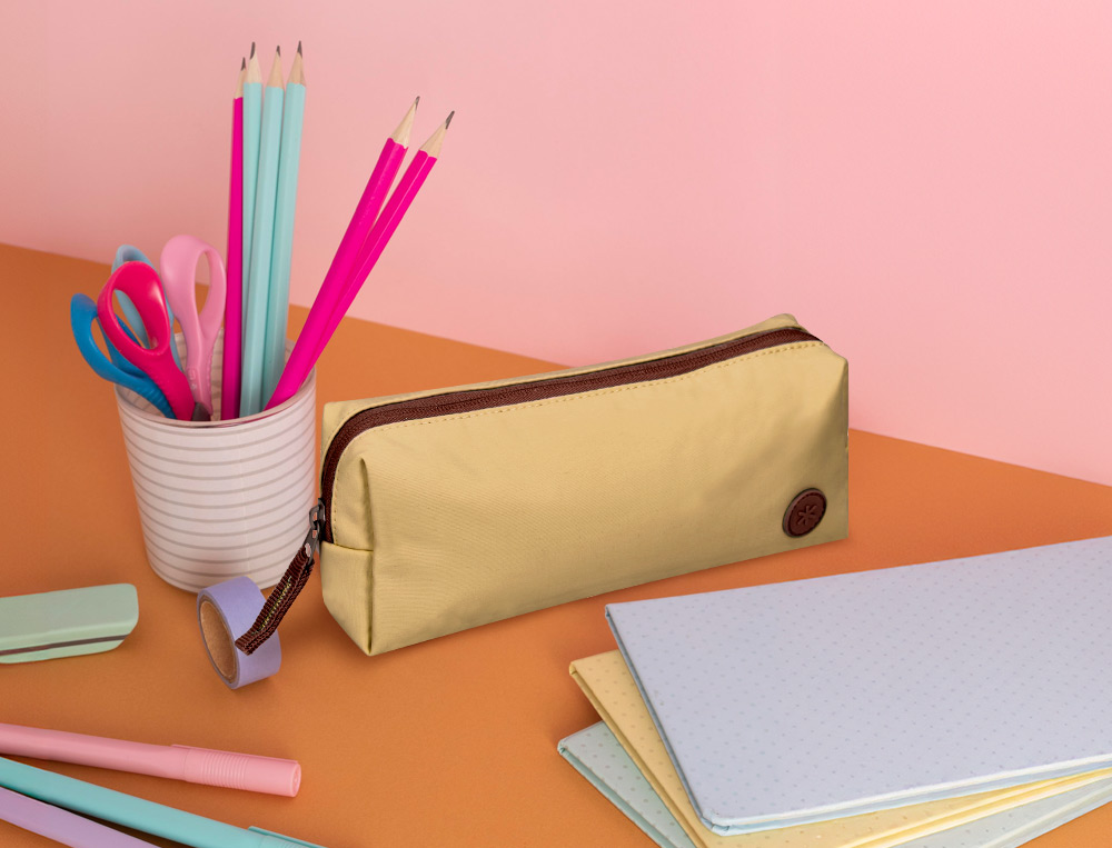 ESTUCHE PORTATODO ANTARTIK BASIC PACK 1 COMPARTIMENTO BEIGE COMPAERO MOCHILA 80X55X210 MM