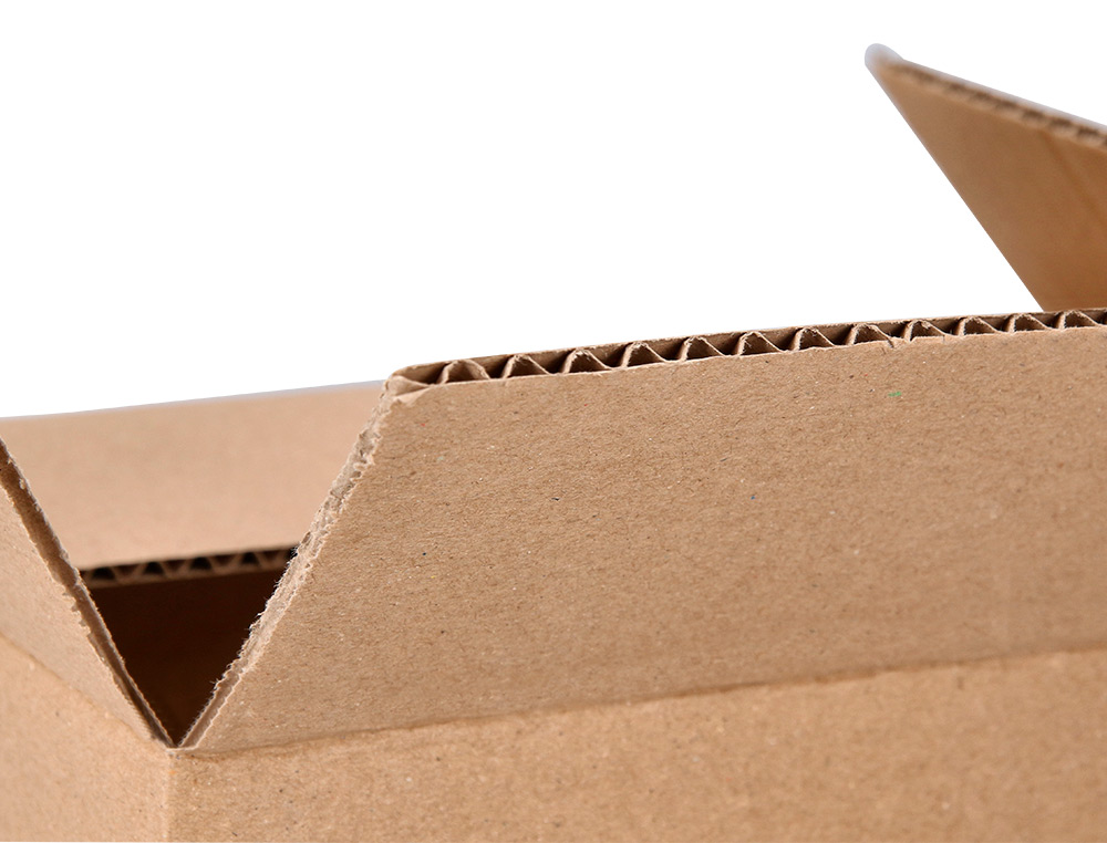 CAJA PARA EMBALAR Q-CONNECT AMERICANA ULTRA RESISTENTE CARTON RECICLADO CANAL DOBLE 7MM COLOR KRAFT 450X375X280 MM