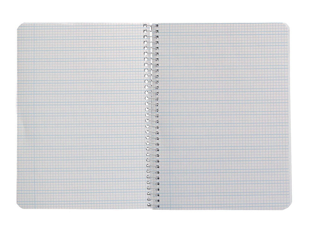 CUADERNO ESPIRAL LIDERPAPEL A5 PAUTAGUIA TAPA BLANDA 40H 75GR CUADRO PAUTADO 2,5MM COLOR ROJO