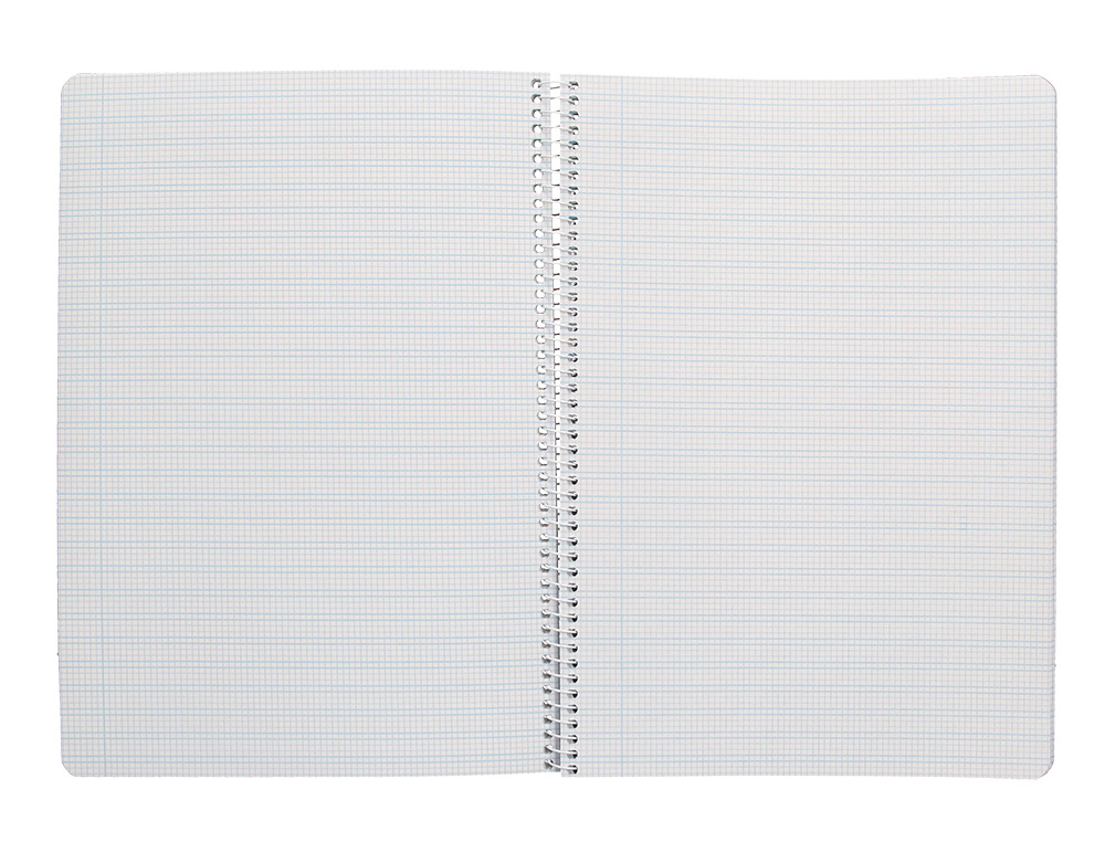 CUADERNO ESPIRAL LIDERPAPEL A4 PAUTAGUIA TAPA BLANDA 80H 75GR CUADRO PAUTADO 2,5MM COLOR AMARILLO