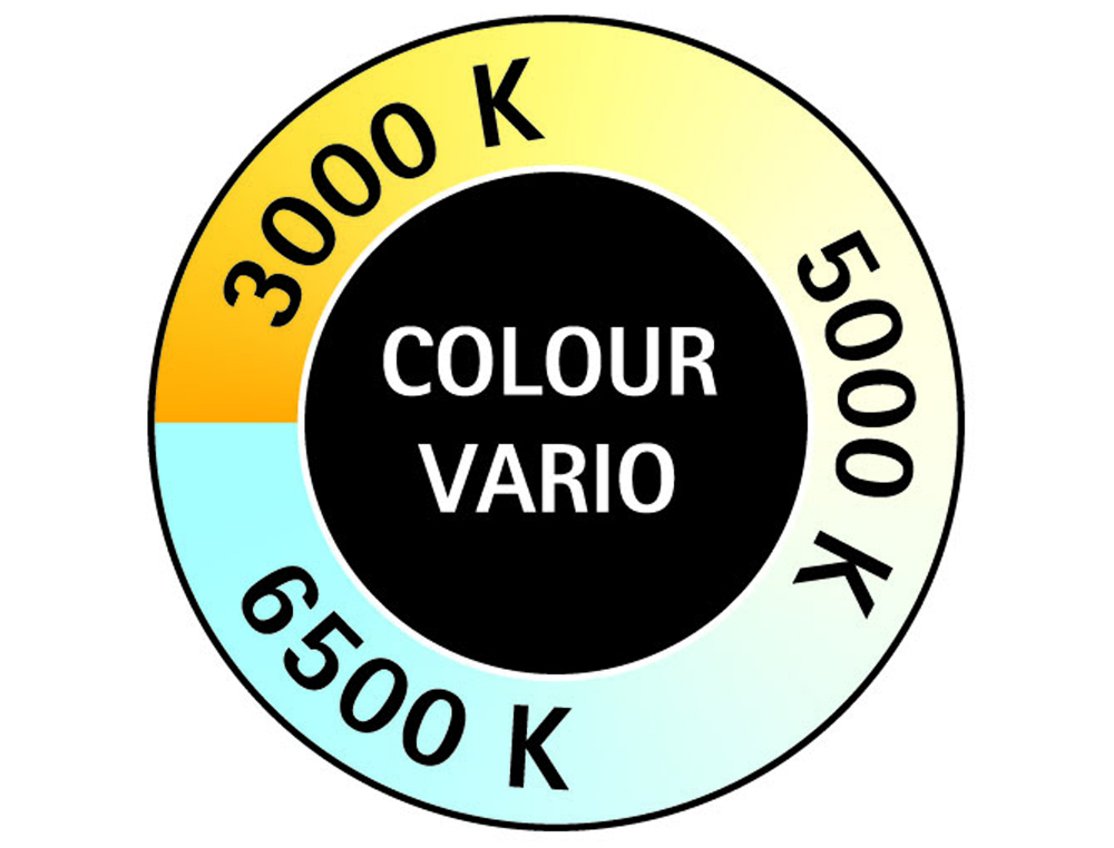LAMPARA DE ESCRITORIO MAUL LED PEARLY TRES NIVELES INTENSIDAD COLOR NEGRO 106X375X357 MM