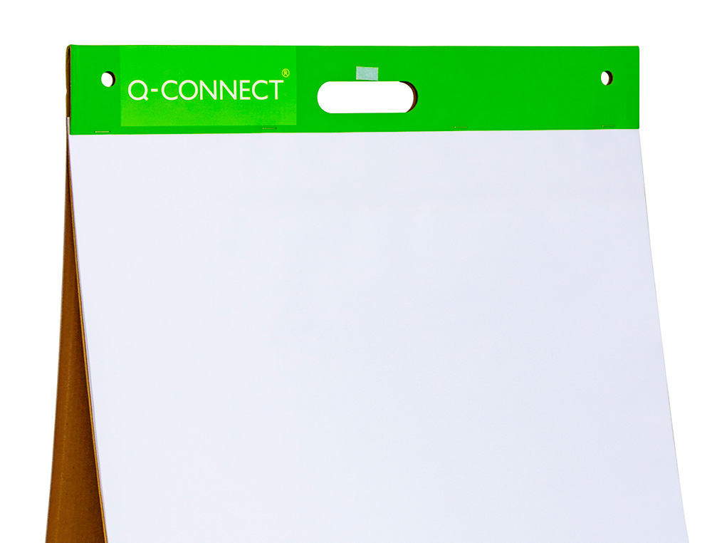 BLOC CONGRESO Q-CONNECT LISO AUTOADHESIVO SOBREMESA 508X584 MM 20 HOJAS PAPEL BLANCO DE 75G/M2 FSC