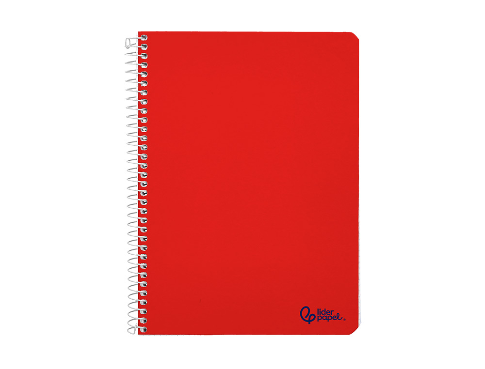 CUADERNO ESPIRAL LIDERPAPEL DIN A5 WITTY TAPA DURA 80H 90GR CUADRO 8MM CON MARGEN COLORES SURTIDOS