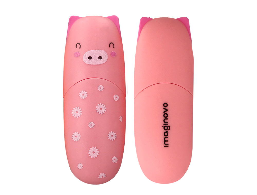 ROTULADOR IMAGINOVO FLUORESCENTE SAFARI GLOW PASTEL ANIMALES CAJA 6 UNIDADES SURTIDAS