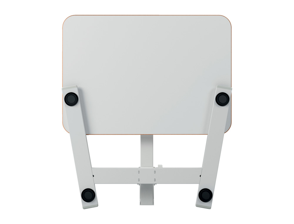 MESA LEITZ ERGO PEQUEÑA PLEGABLE REGULABLE EN ALTURA HASTA 109 CM COLOR BLANCO 460X740X650 MM