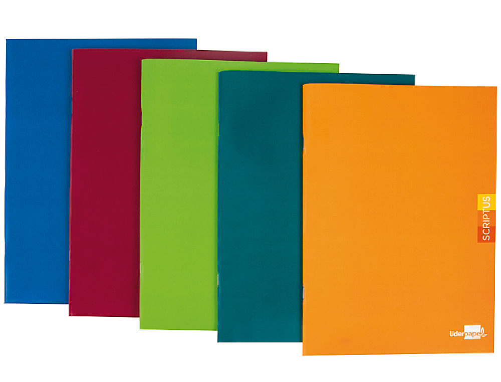 LIBRETA LIDERPAPEL SCRIPTUS A4 48 HOJAS 90G/M2 RAYADO N46