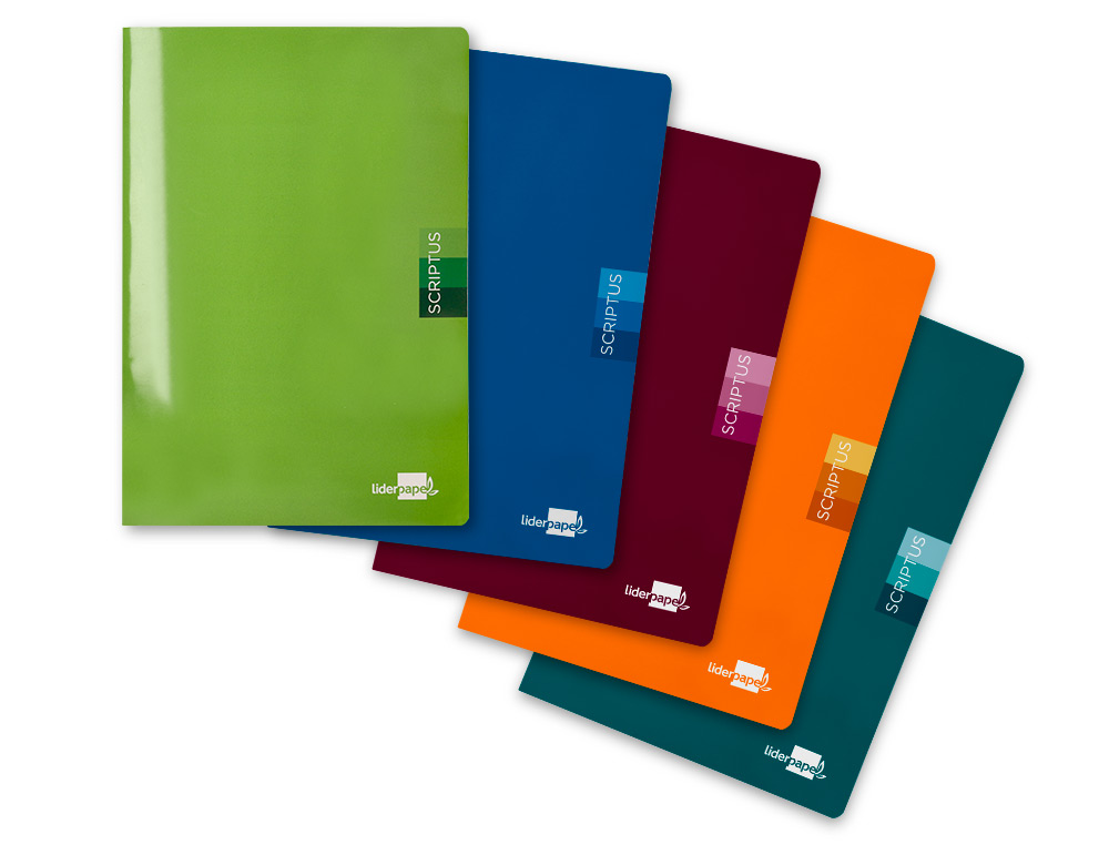 LIBRETA LIDERPAPEL SCRIPTUS A4 48 HOJAS 90G/M2 RAYADO N46