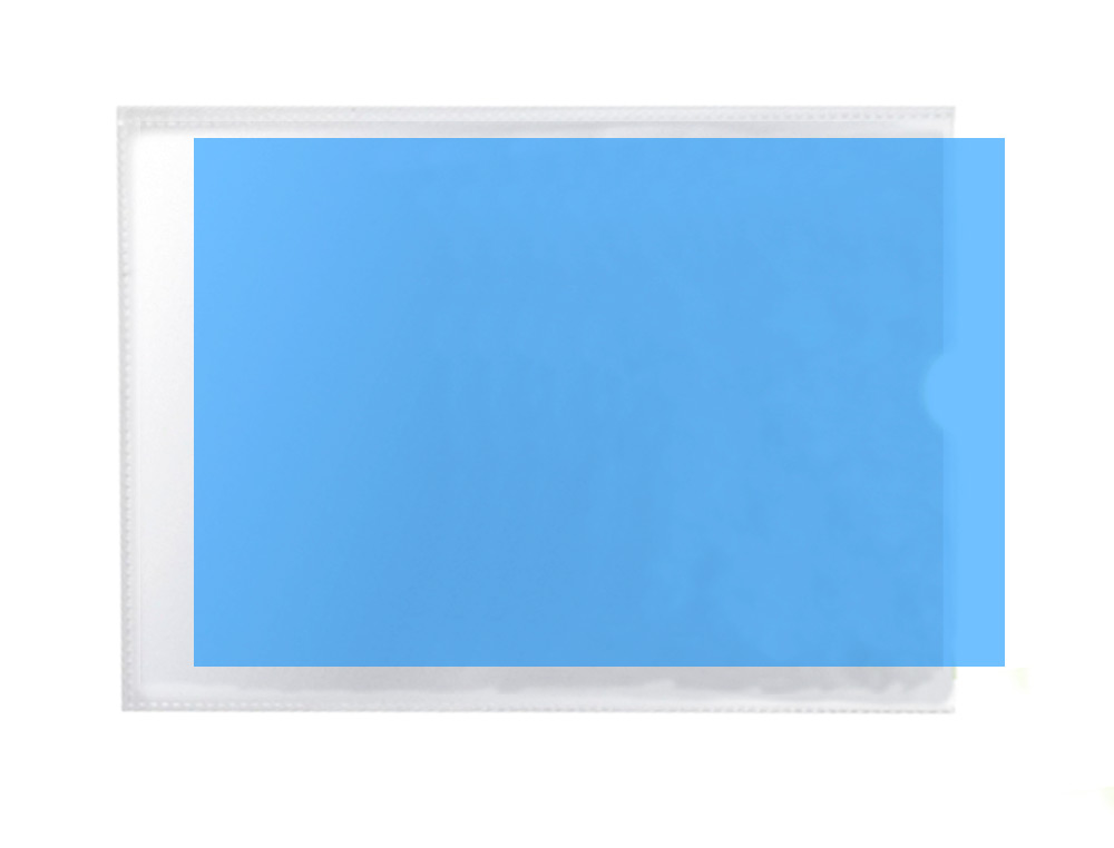 FUNDA PORTADOCUMENTO Q-CONNECT DIN A5 150 MICRAS PVC TRANSPARENTE CON UERO 148X210 MM