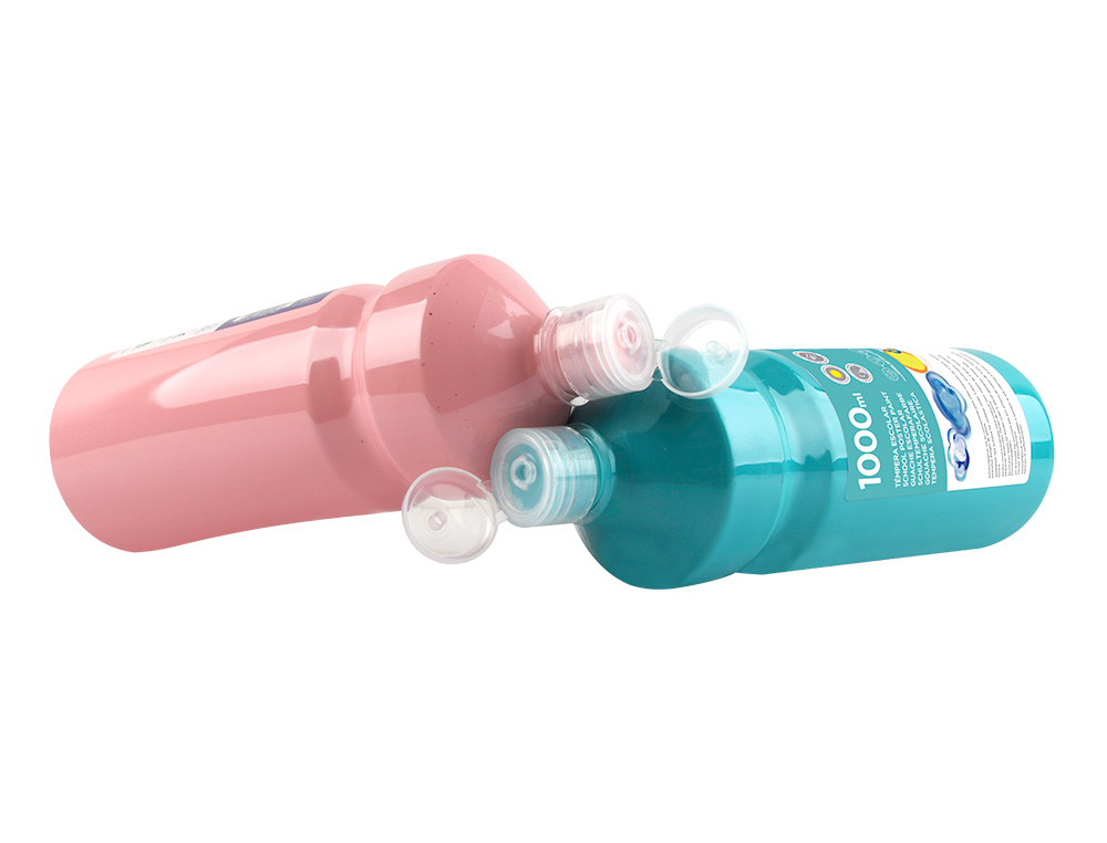 TEMPERA LIQUIDA LIDERPAPEL ESCOLAR 1000 ML ROSA