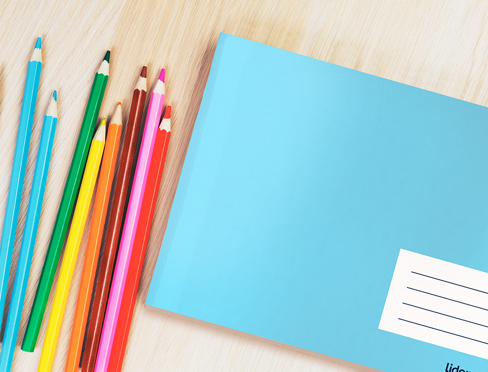 LIBRETA LIDERPAPEL WRITE A5 APAISADA 32H 60GR CUADRO 3 MM CON MARGEN