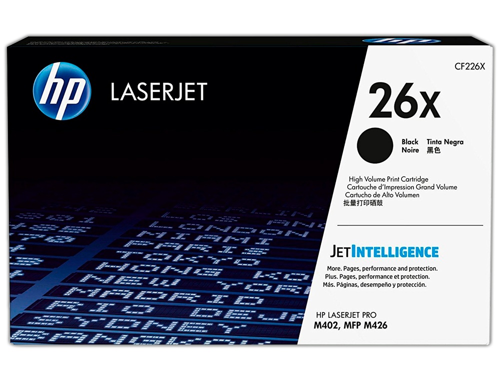 TONER HP 26X LASERJET PRO M402 / MFP M426 NEGRO 9000 PAGINAS