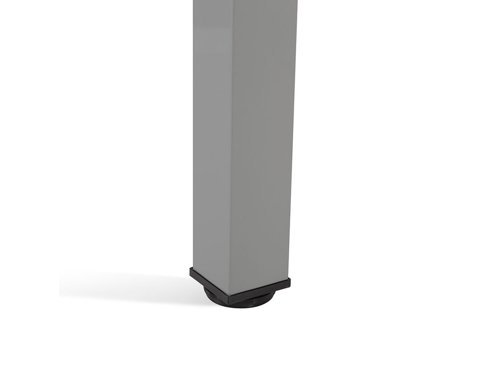 MESA OFICINA ROCADA SERIE EXECUTIVE FORMA EN L DERECHA 180X110 CM ACABADO GRIS/HAYA