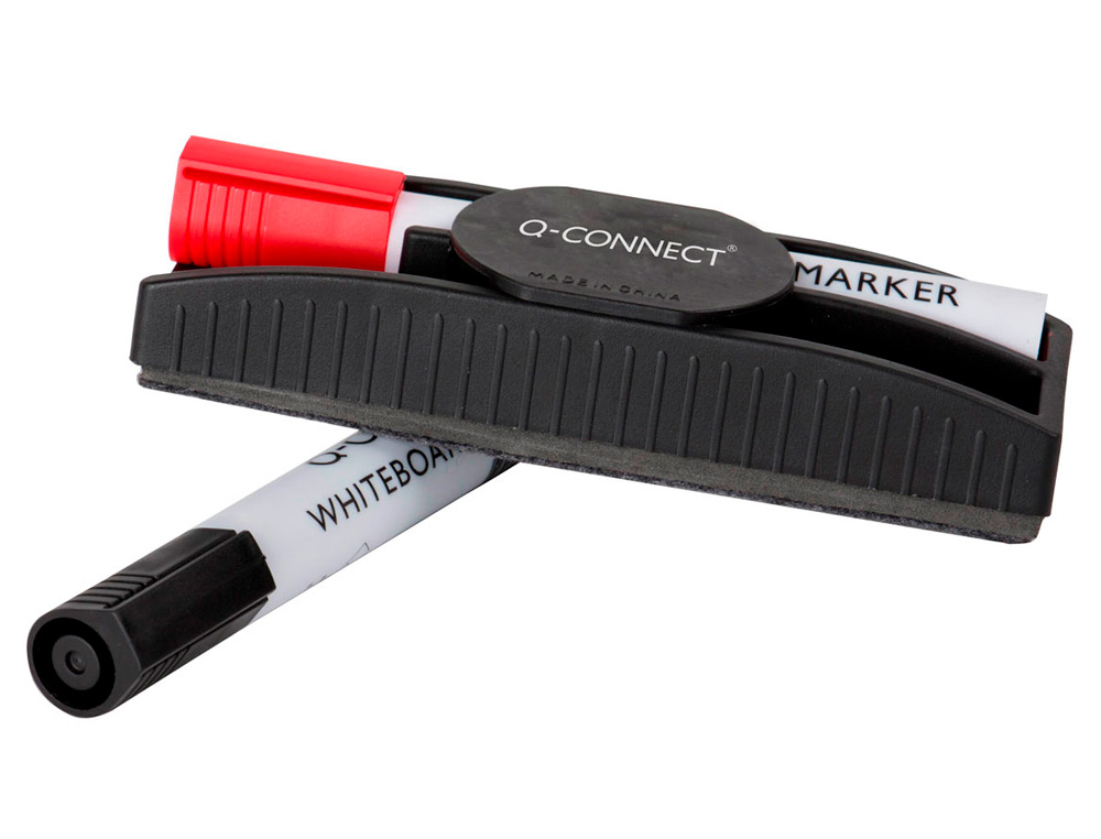 ROTULADOR Q-CONNECT PIZARRA BLANCA CAJA 4 COLORES SURTIDOS PUNTA REDONDA 3 MM